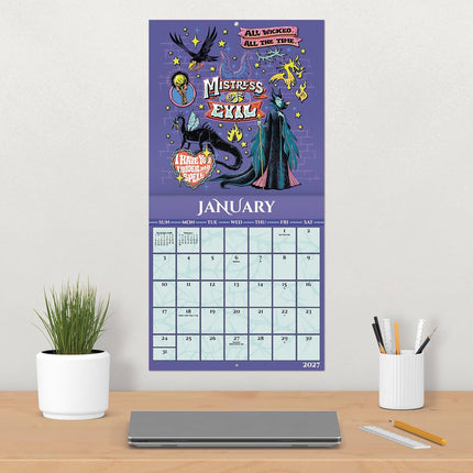 2027 Villains Wall Calendar
