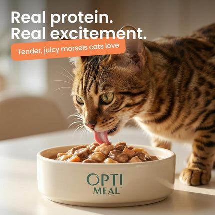 Wet Cat Food Variety Pack - Surf & Turf Grain-Free Adult Cat Pouches, 3 oz, Pack of 12
