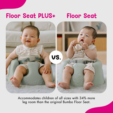 Foam Infant Floor Seat PLUS+ with Tray, Agave