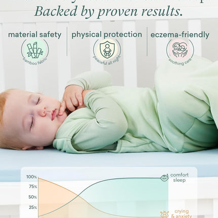 LittleNest NidoPequeño PurComfy Supersoft Sleep Sack 1.0 TOG, Premium Bamboo Viscose Baby Sleeping — Baby & Toddler