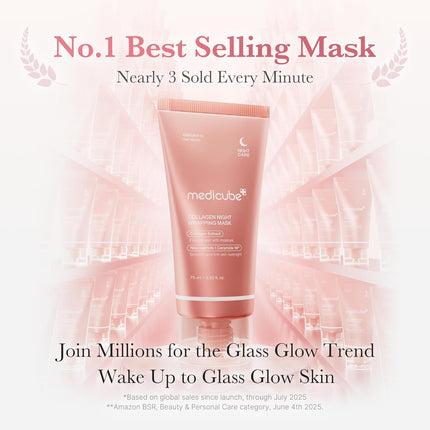Collagen Overnight Peel Off Facial Mask, 2.53 fl oz