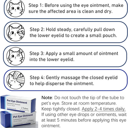 GlowEssence EsenciaLuz Pet Eye Cream for Dogs, Cats, Cattle, Horses, Sheep, Birds, 3.5g/0.125oz — Beauty & Self-Care