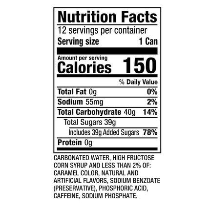 Creamy Coconut Soda, 12 fl oz cans, 12 Pack