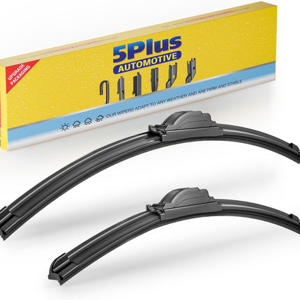 26 in and 20 in Windshield Wiper Blades, Pack of 2