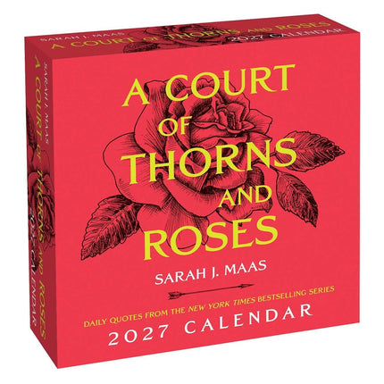 A Court of Thorns and Roses 2027 Day-to-Day Calendar