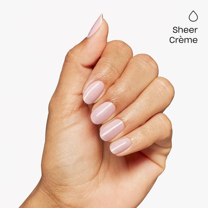Sheer Neutral Pink Crème LED Cure Gel Nail Polish, 0.5 Fl Oz