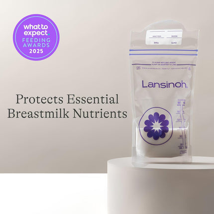 Breastmilk Storage Bags, 100 Count, 6 oz