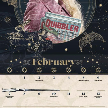 2027 Wizarding World Wall Calendar