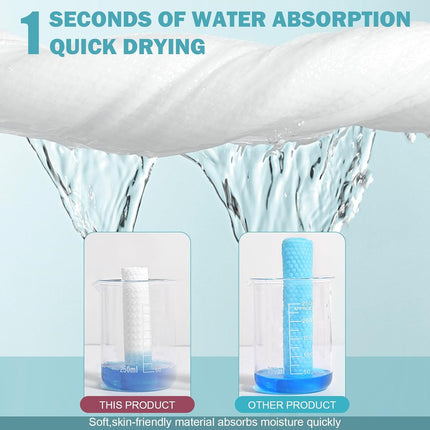 100 Count Disposable Face Towels for Cleansing and Skincare