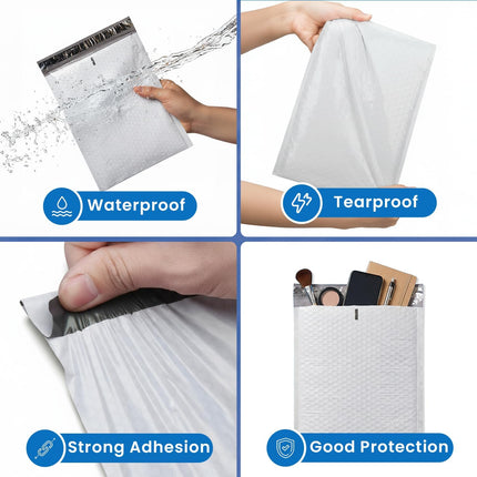 SourceToHome FuenteACasa SMART MATTER Poly Bubble Mailer 9.5x14" (Usable Size) — Home & Lifestyle