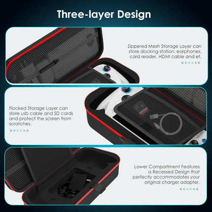 NexWave OndaNex JDGPOKOO Hard Carrying Case for ASUS ROG Xbox Ally & ROG Xbox Ally X 7" — Smart Tech