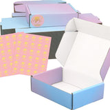 Purple Corrugated Box Mailers 6x4x1.6 Inch, Set of 50