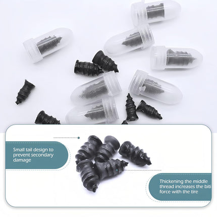 Tire Repair Rubber Nail Spiral Screw Puncture Repair Tool