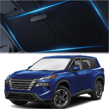 Double-Layer Car Windshield Sunshade