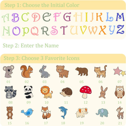 LittleNest NidoPequeño Nursery Name Sign, Custom Wooden Name Sign Customized Baby Shower Gift — Baby & Toddler