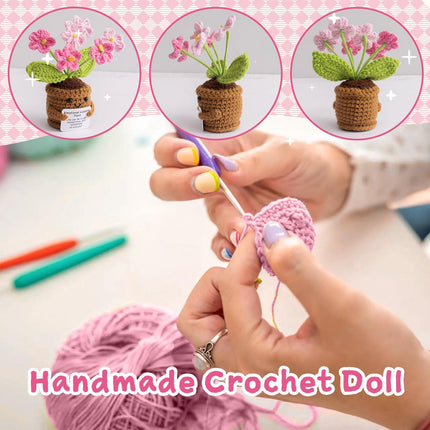 Positive Flower Crochet Decor - Life Is Tough But So Are You