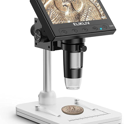 LCD Digital Coin Microscope 1000x, 4.3-Inch