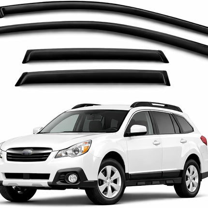 Outside Mount Rain Guards for 2008-2011 Outback Sport, 4-Piece Set