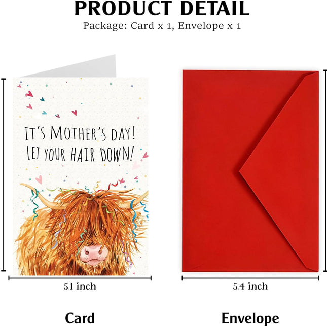 Mother's Day Floral Greeting Card for Mom