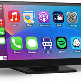 7" HD Portable Wireless Carplay Screen, Touch Double Din Car Stereo with Apple Car Play & Android Auto, GPS, Voice Control, Mirror Link, Bluetooth Hands-Free, Multimedia Player