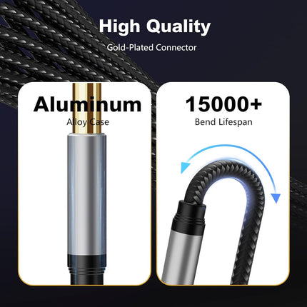 6.35 to 6.35 Nylon Braided Cables