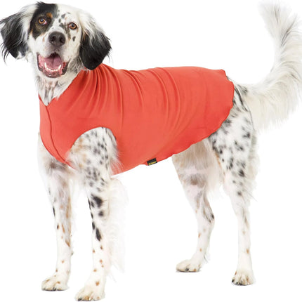 Stretch Fleece Dog Sweater - Paprika, Size 12