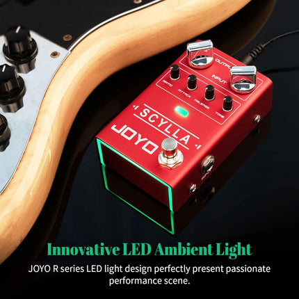 Bass Compressor Guitar Pedal with Optical Circuit