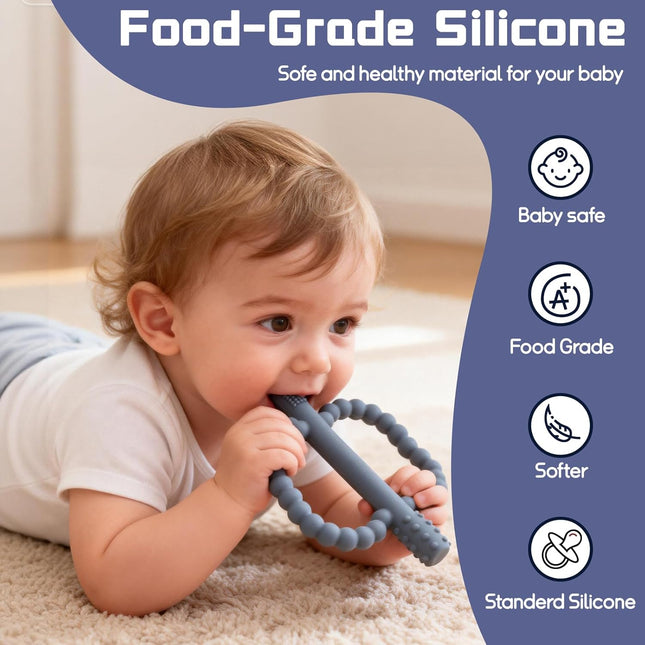2 Pack Baby Silicone Teething Sticks