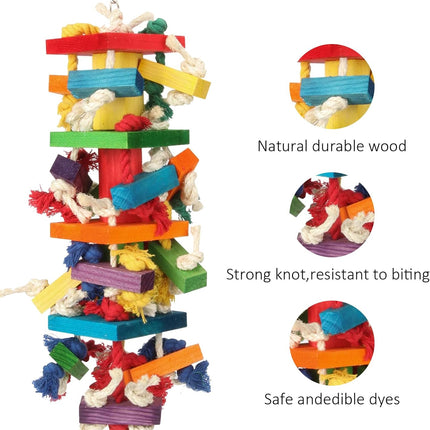 Extra Large Parrot Toys for Large Birds