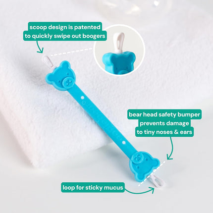 Dual-Ended Baby Nose Cleaner & Ear Wax Removal Tool