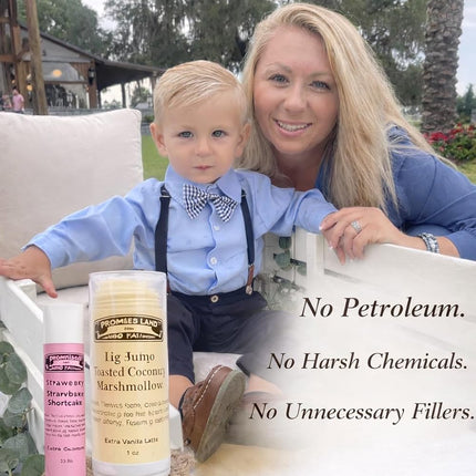 All-Natural Lip Balm Gift Set (3 Pack) - Grass-Fed Tallow, Shea Butter & Honey