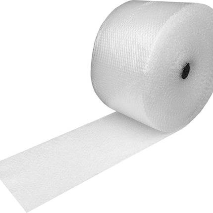 Clear Perforated Bubble Cushioning Wrap, 12 in x 175 ft