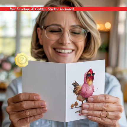 PlaySphere EsferaJuego Funny Mother's Day Card Street Motherhood, 1PCS with Sticker — Toys & Games