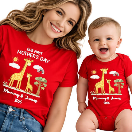 Customizable First Mom Personalized Mama Shirt