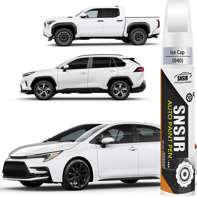 040 Super White/Ice Cap Car Touch Up Paint Pen