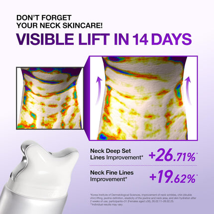 Collagen Retinol Refining Gua Sha Neck & Décolleté Cream, 2.7 fl oz