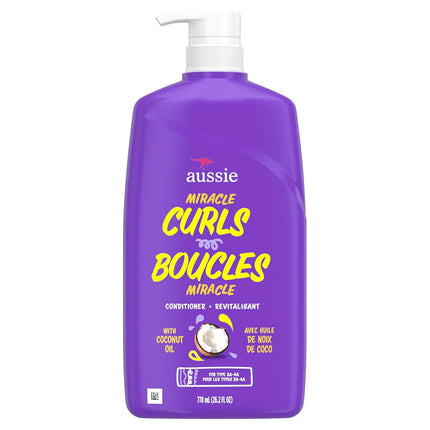Miracle Curls Conditioner with Coconut Oil, Paraben Free, 26.2 oz