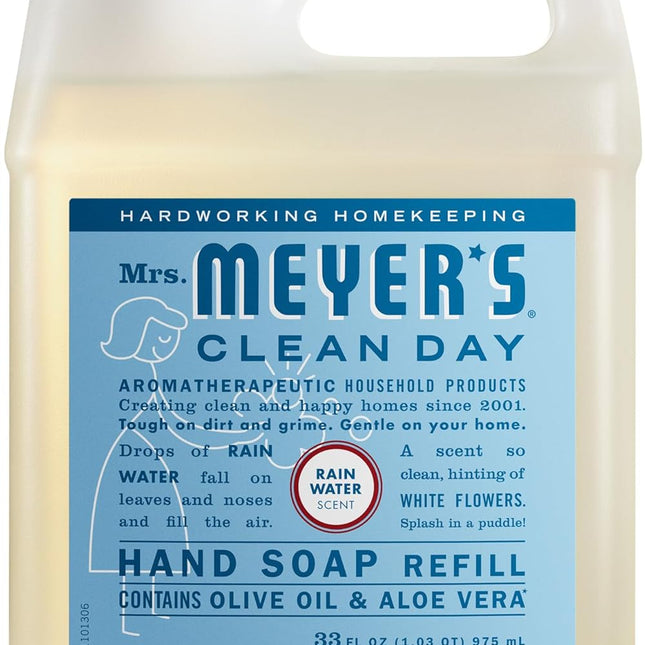 Rain Water Scent Liquid Hand Soap Refill, 33 fl oz