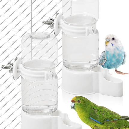 Automatic Bird Water Dispenser, 2-Pack Cage Water Feeder