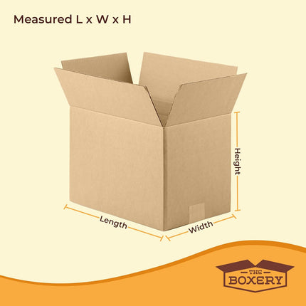 16 x 12 x 12 Brown Kraft Corrugated Shipping Boxes, 25-Pack