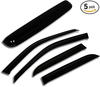 3.0mm Sunroof & Rain Guard Combo 5-Piece Window Visor Set