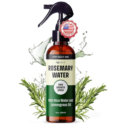 Rosemary Water Hair Spray, 4 oz, Made in USA