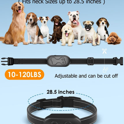 PawHaven RefugioPata Dog Shock Collar with Remote Control for Dogs 10–120lbs — Pet Supplies