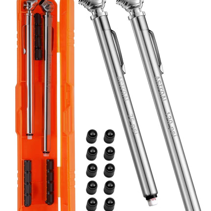 DriveForge ForjaRuta AstroAI Pencil Tire Pressure Gauge 2 Pack (10-75PSI — Auto & Moto