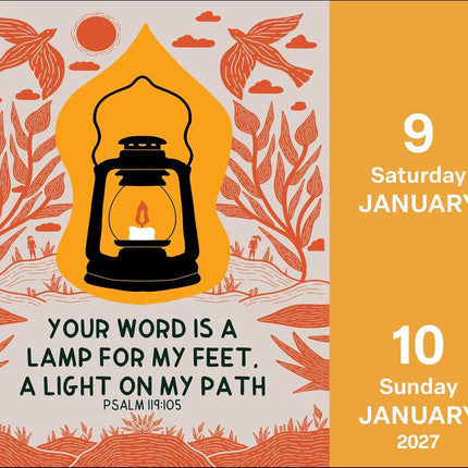 SourceToHome FuenteACasa A Year of Scripture 2027 Day-to-Day Calendar: Seek First the Kingdom of — Home & Lifestyle