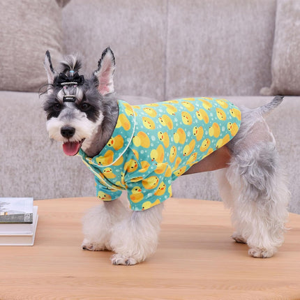 Two-Leg Velvet Pet Pajamas for Small and Medium Dogs and Cats