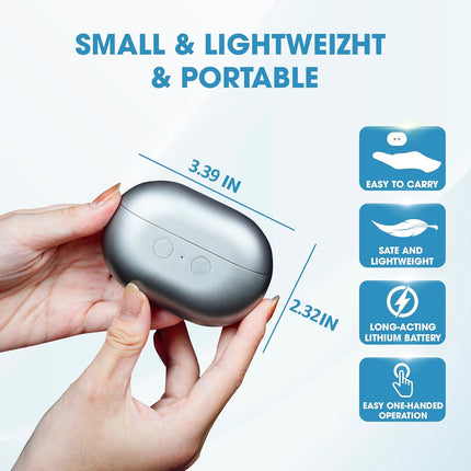 2026 Upgraded 3-in-1 Electric Nail Clipper with LED Light