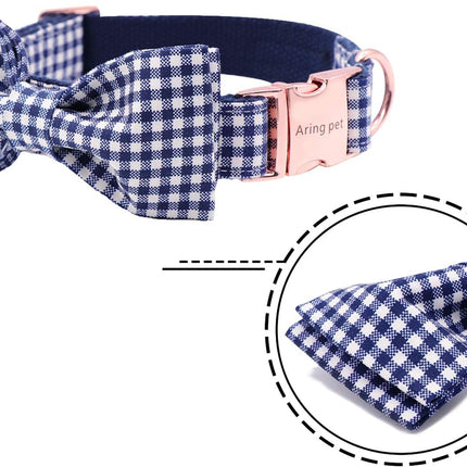 Adjustable Bowtie Dog Collar for Small, Medium, and Large Dogs