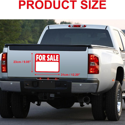 2-Pack Magnetic For Sale Vehicle Signs with Dry Erase Surface