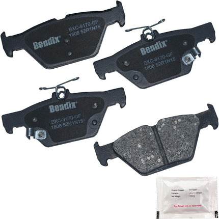 Priority1 CFC1808 Ceramic Rear Brake Pads for Select Subaru Models